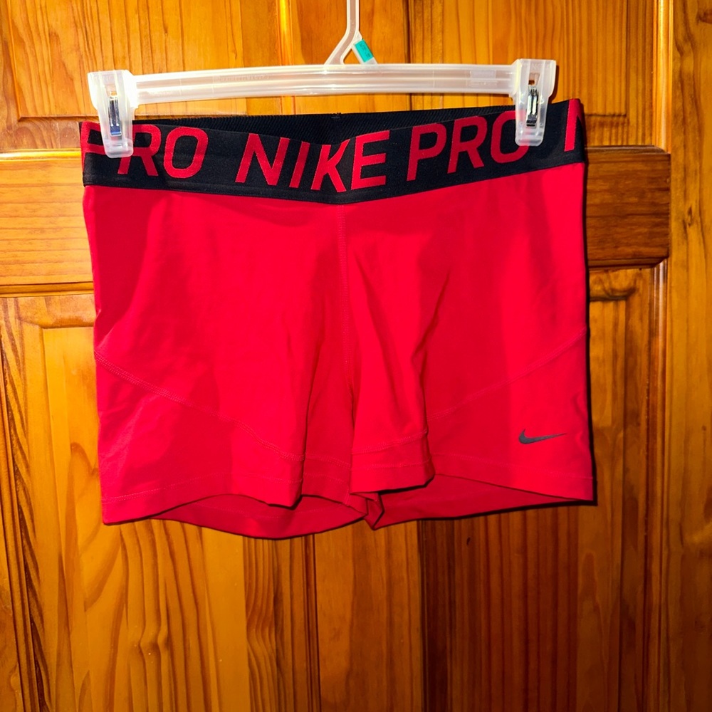 Nike Pro Shorts in Red size XL